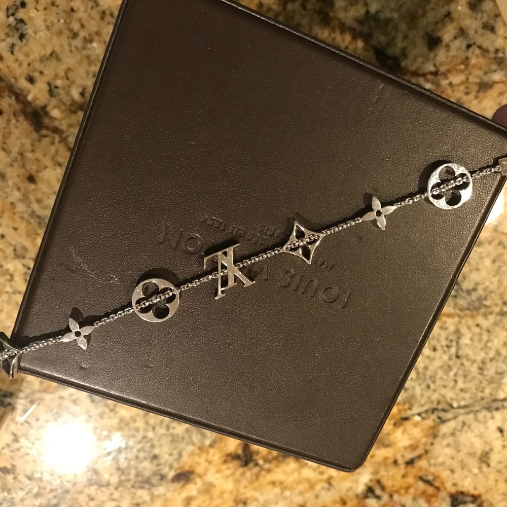 💯 Authentic Louis Vuitton 18k white gold bracelet - Picture 3 of 9